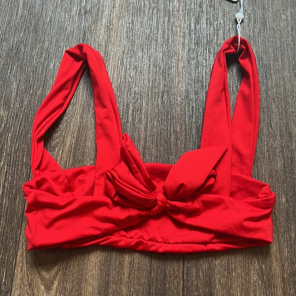 Monday Swimwear Puerto Rico Top Paprika